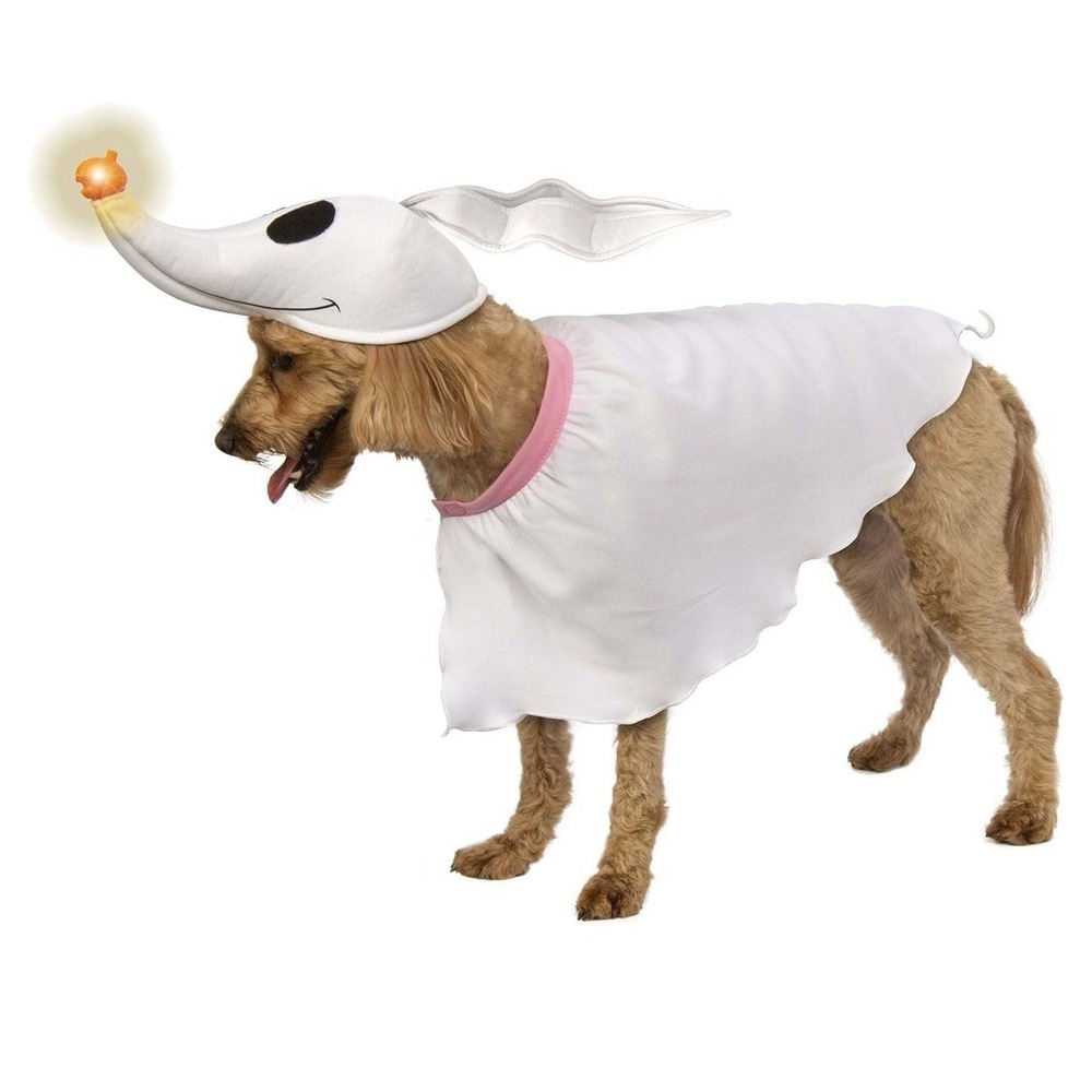 Zero Nightmare Before Christmas Medium Pet Dog Cat Light Up Costume Rubies
